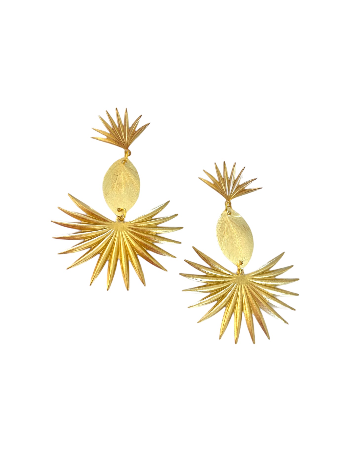Palm Fan Earrings II