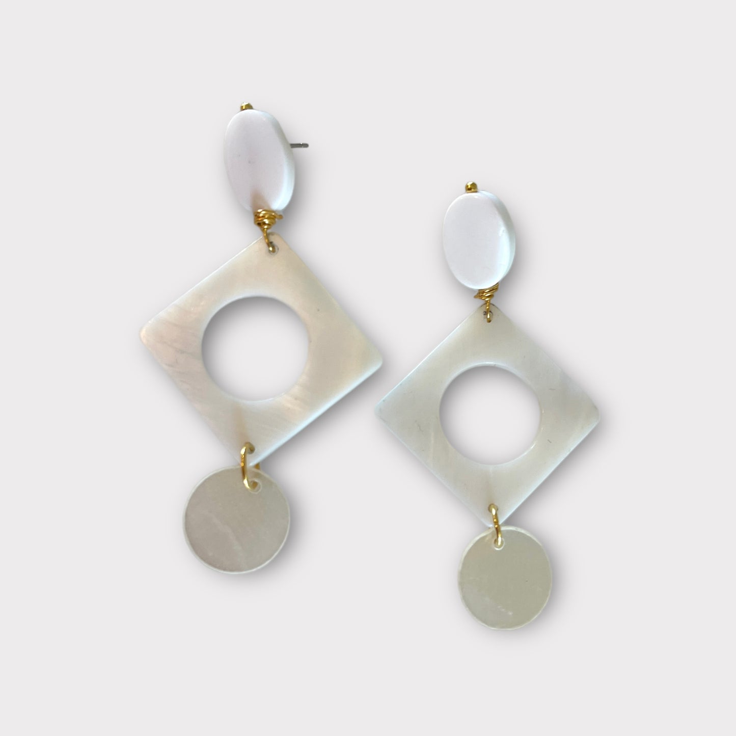 Pearl Diamond Earrings