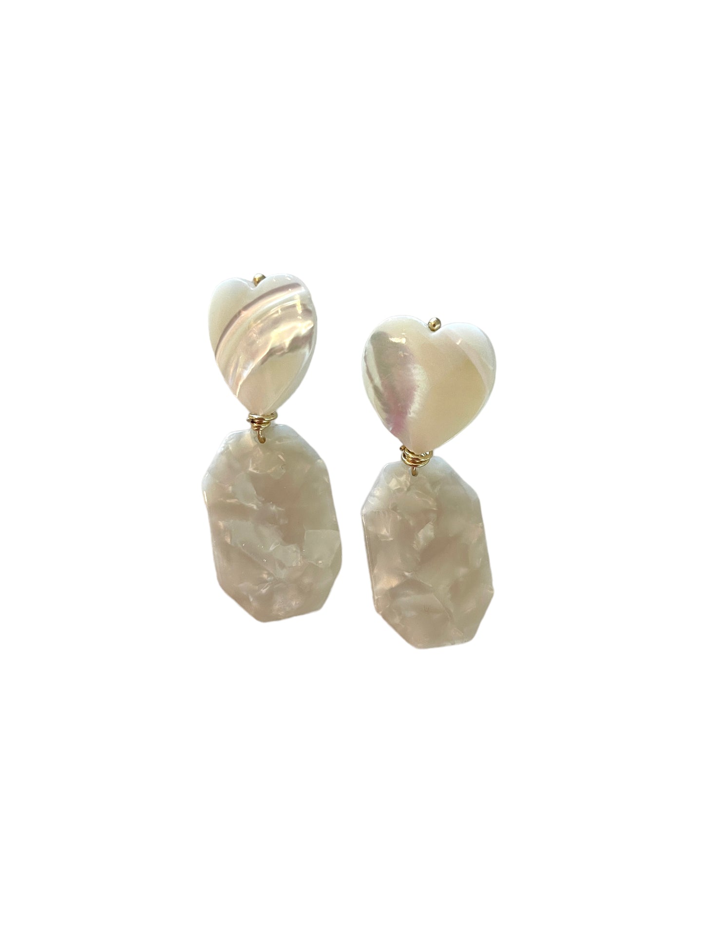 Heart Resin Earrings