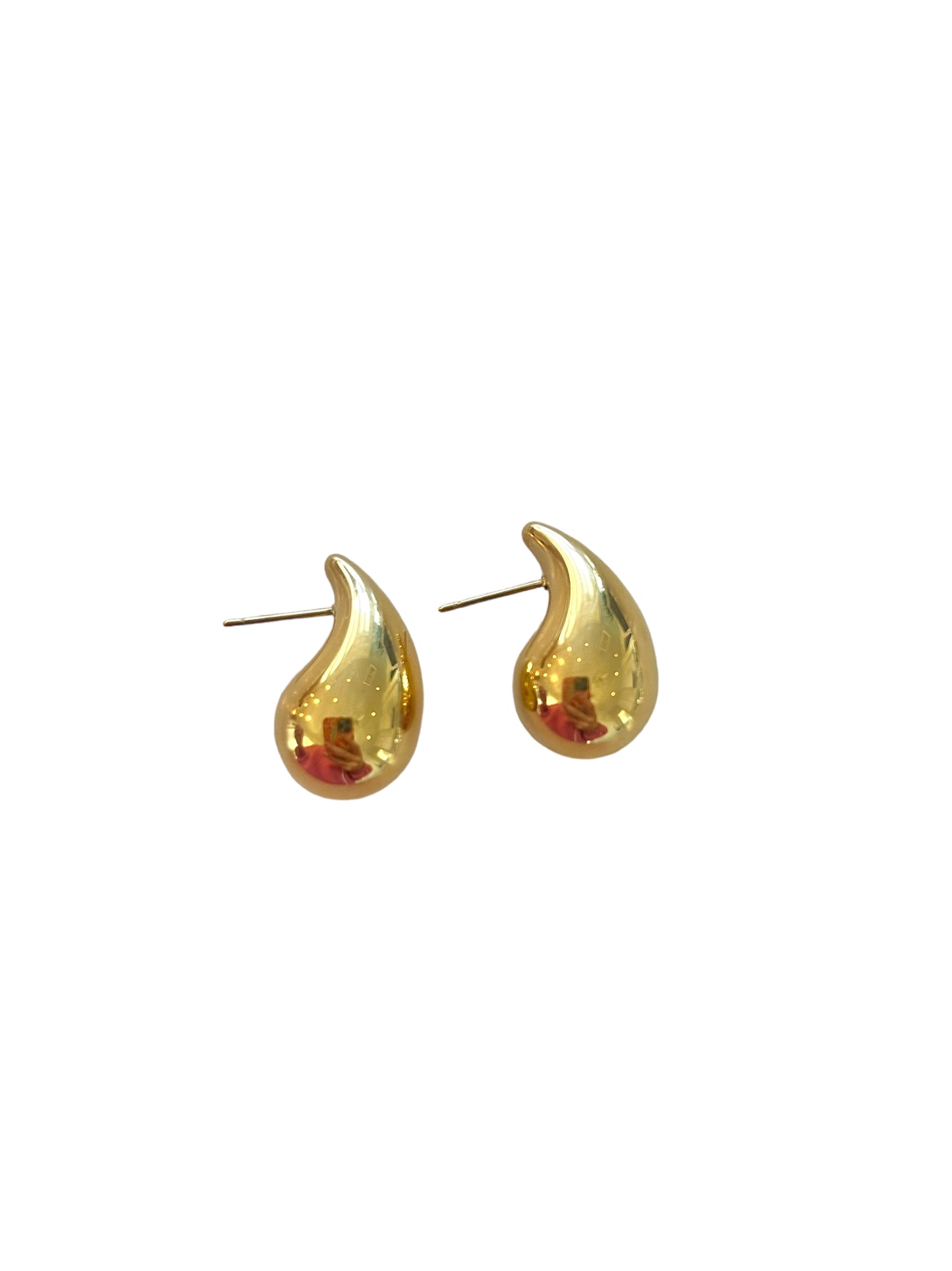 Small Bubble Tear Drop Earrings