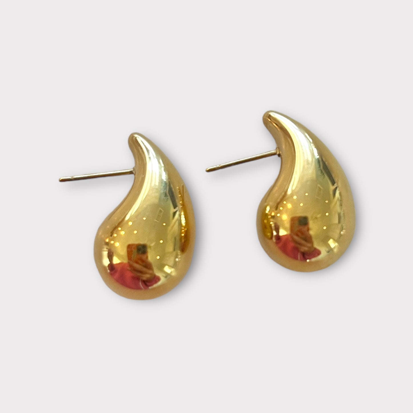 Small Bubble Tear Drop Earrings