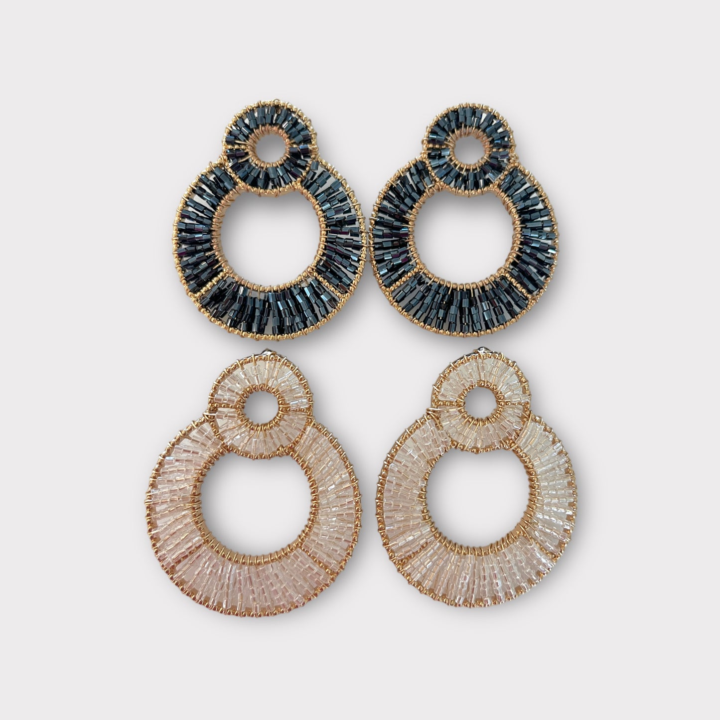 Seed bead earrings