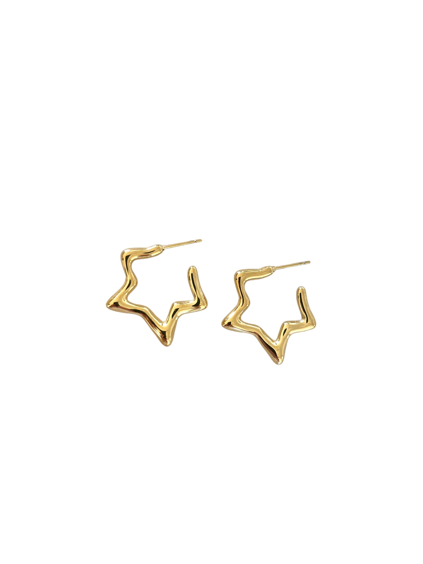 Mini Star Hoop Earrings