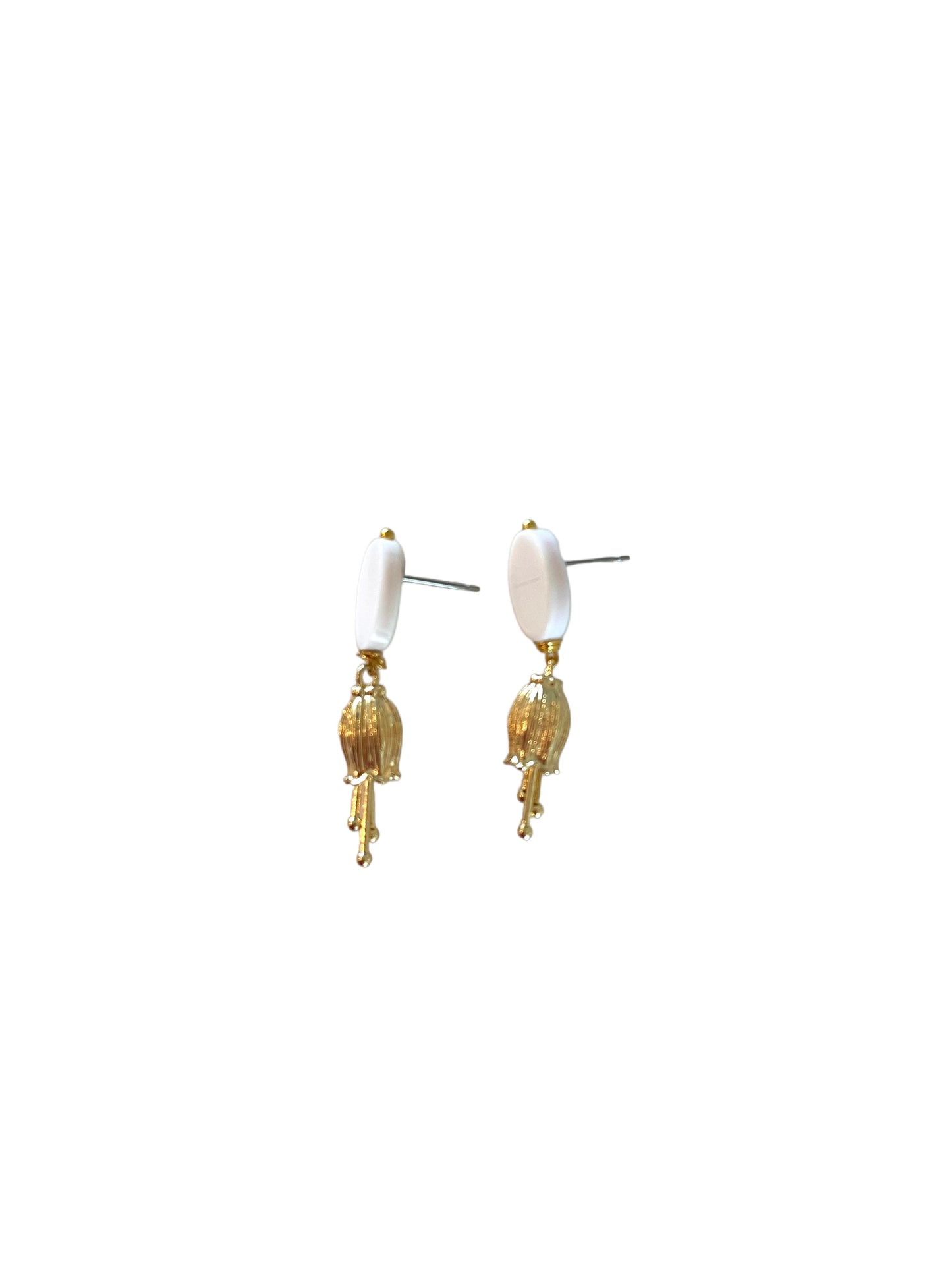 Pearl Tulip Earrings