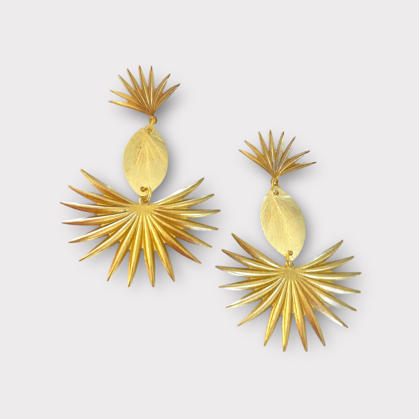 Palm Fan Earrings II