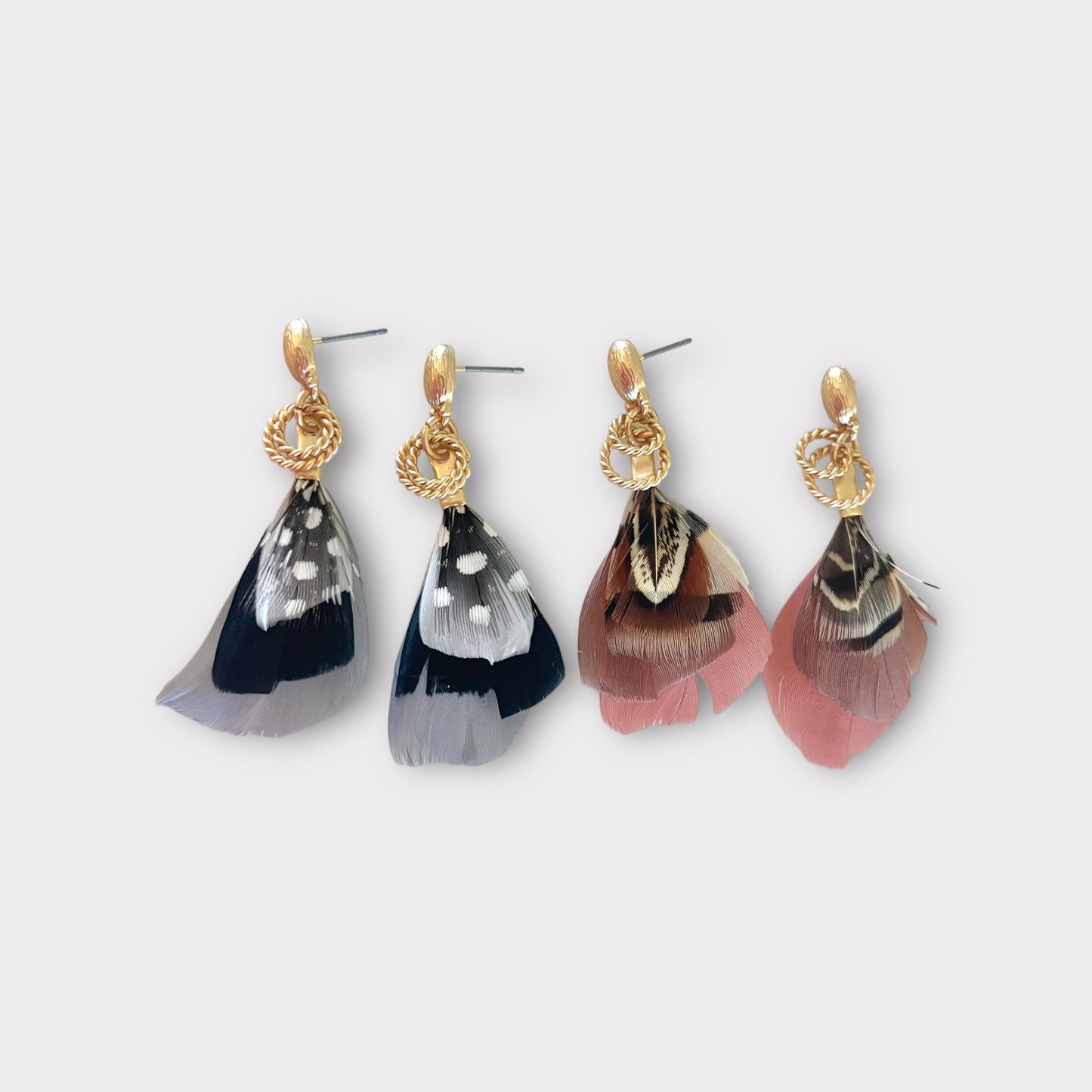 Petite Feather Earrings