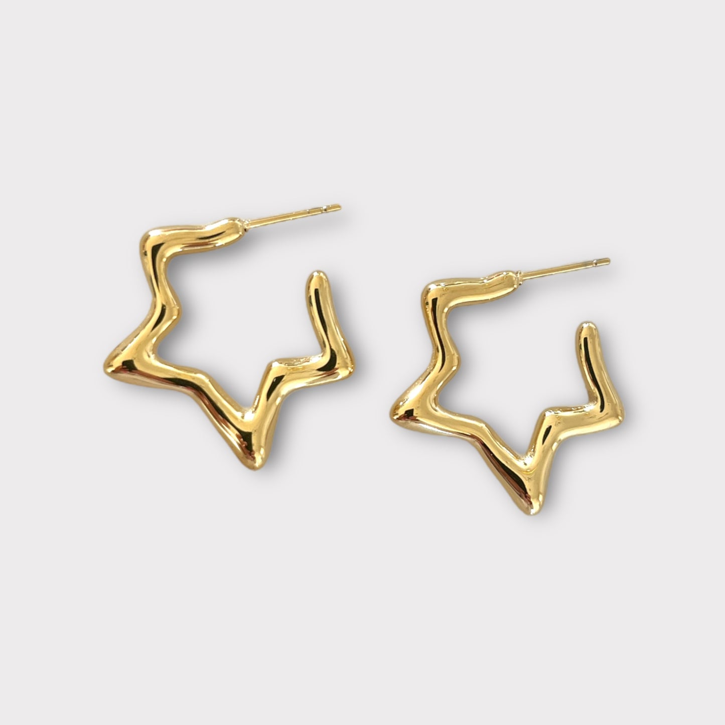 Mini Star Hoop Earrings