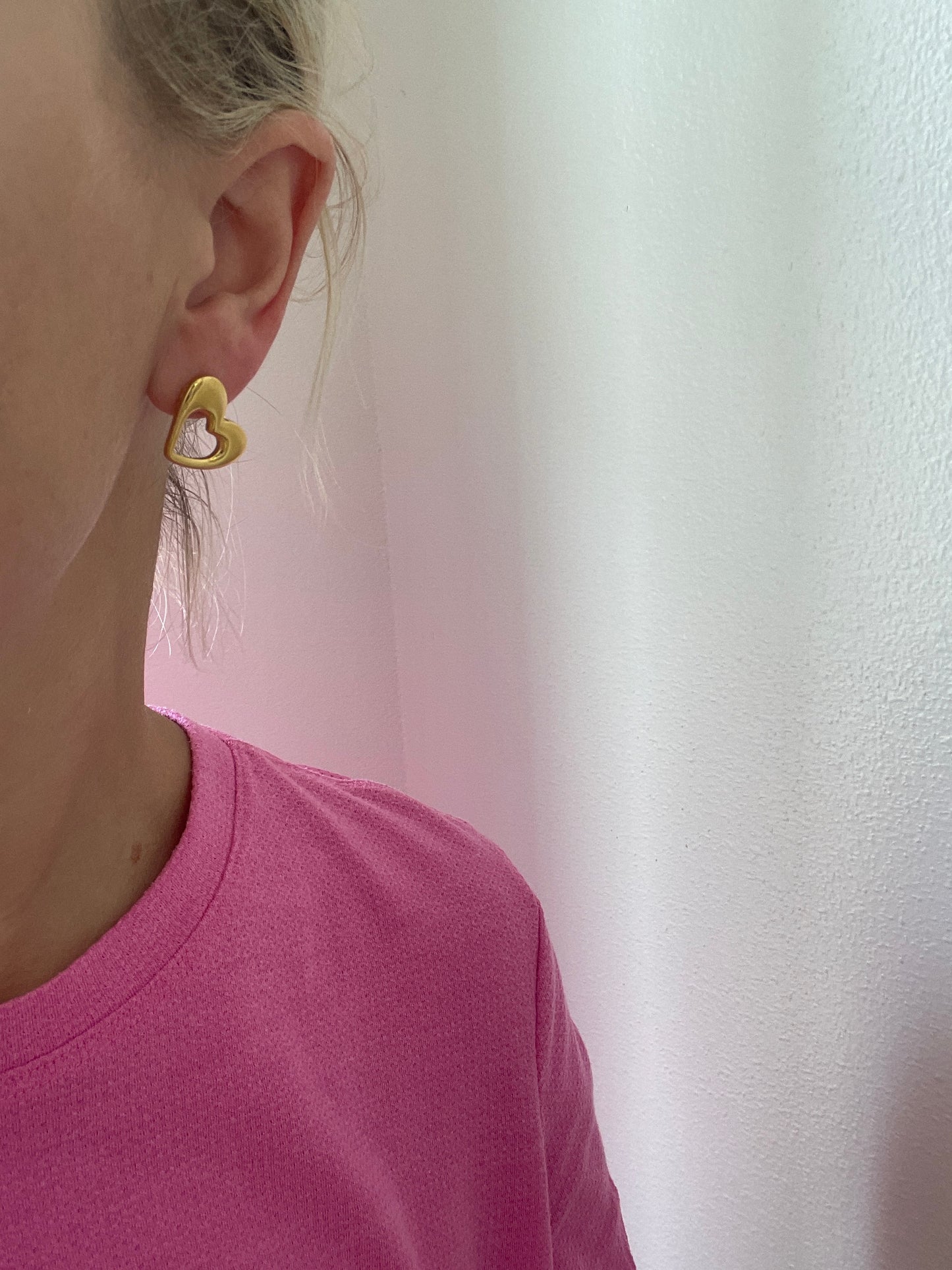 Hanging Heart Earrings