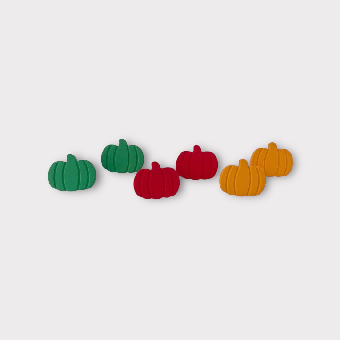 Pumpkin Stud Earrings
