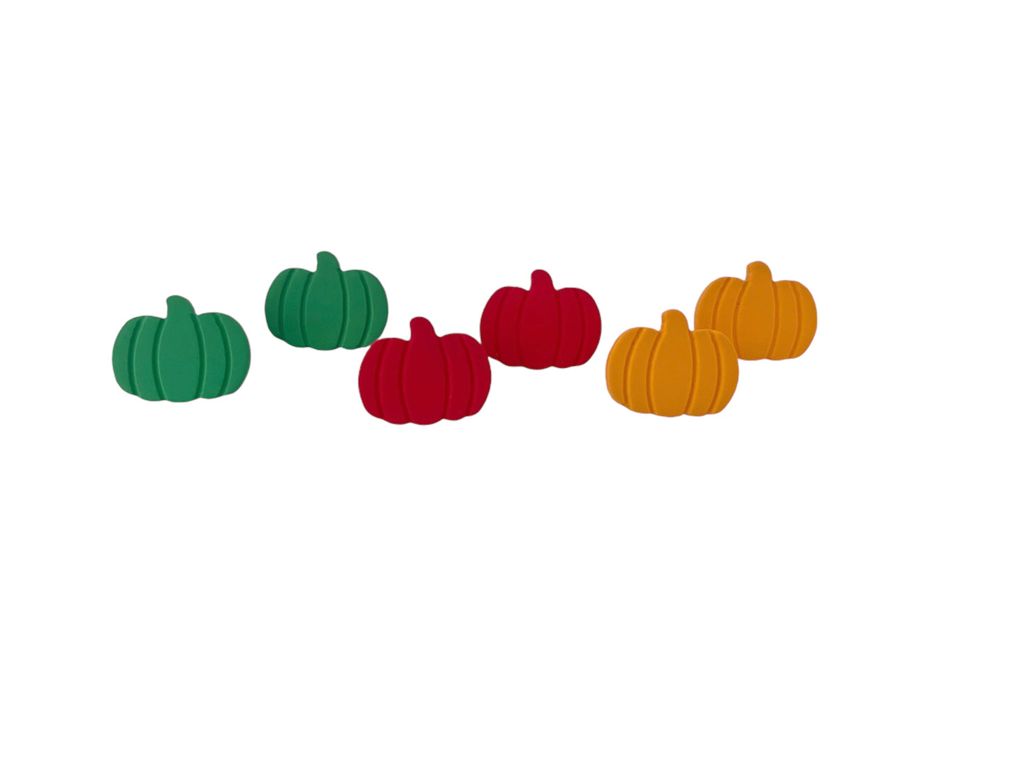Pumpkin Stud Earrings