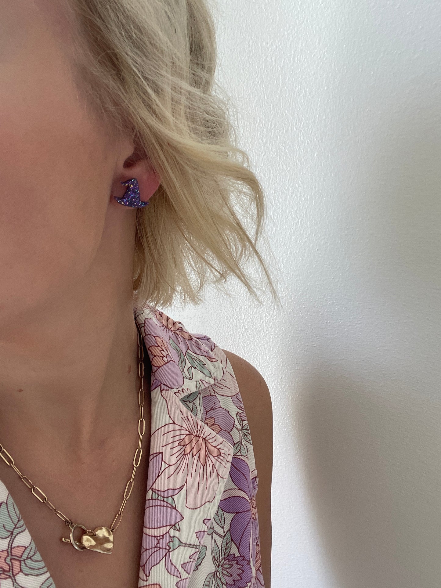 Witch Hat Stud Earrings