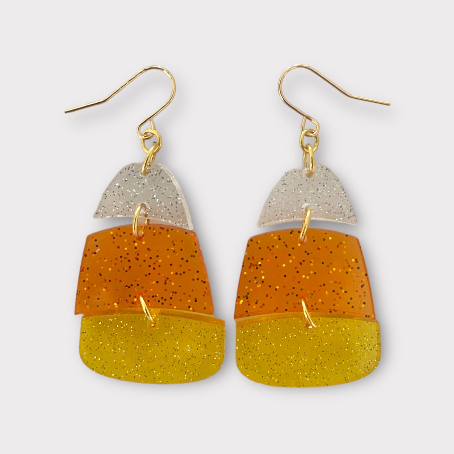 Candy Corn Drop Earrings