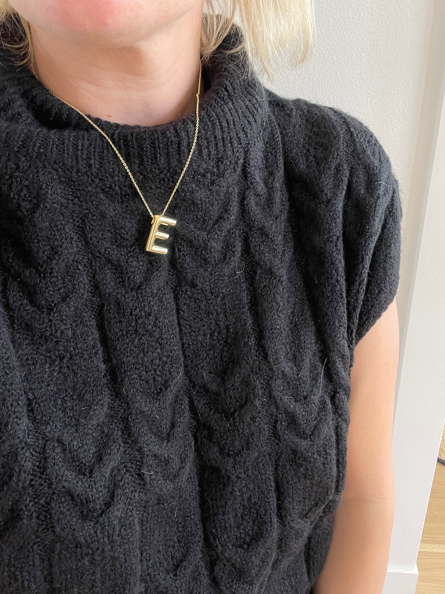 Balloon Initial Necklaces