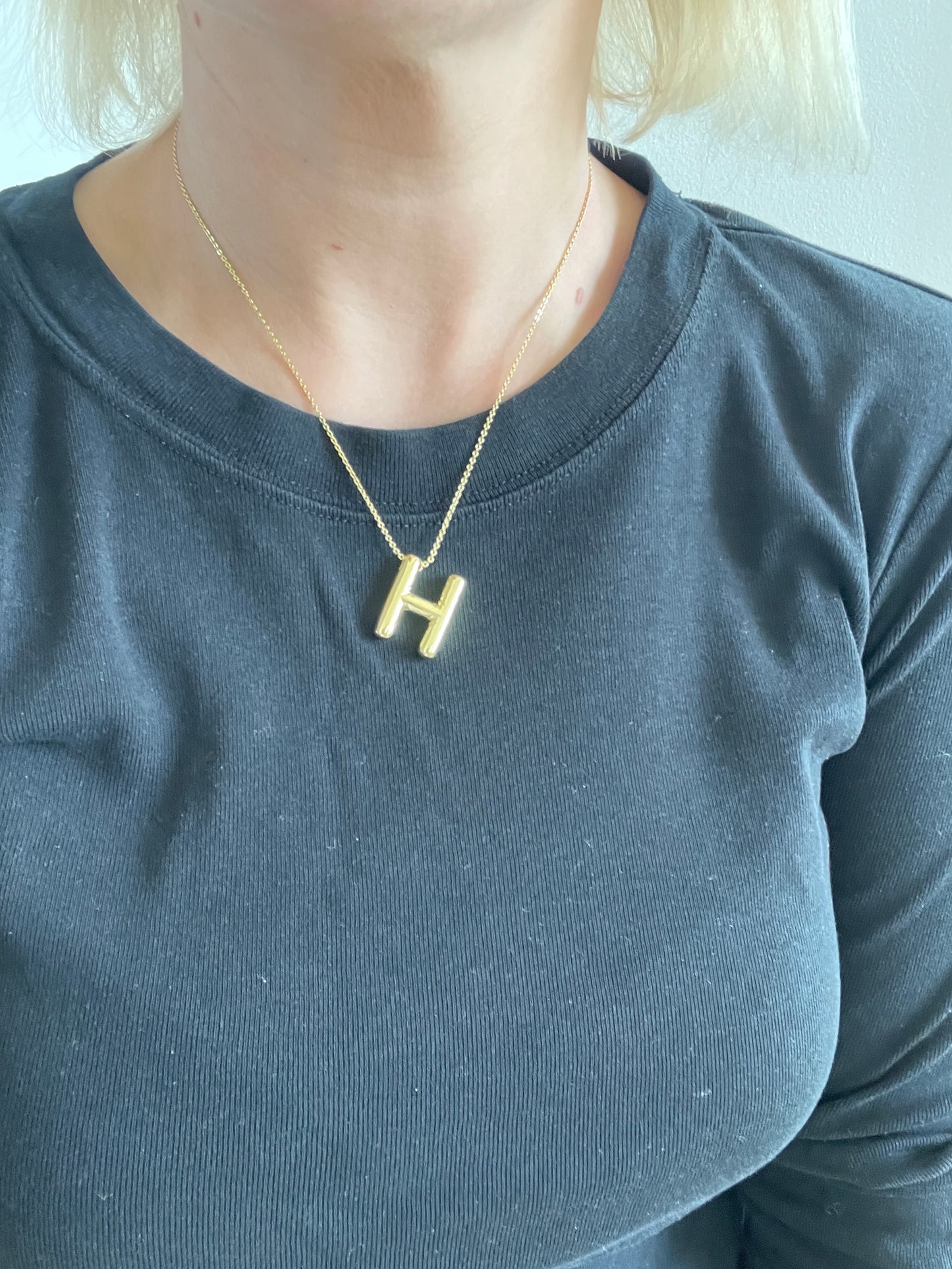 Balloon Initial Necklaces