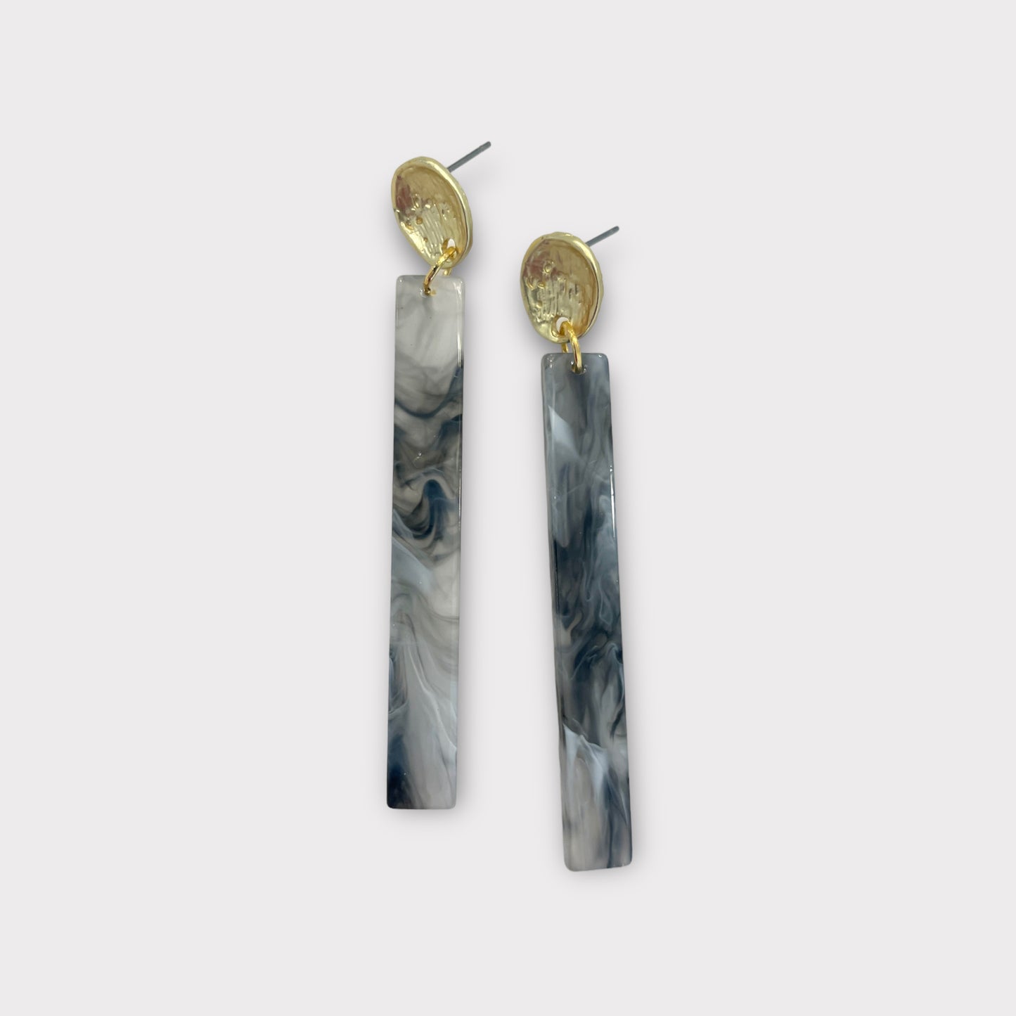 Grey Bar Earrings
