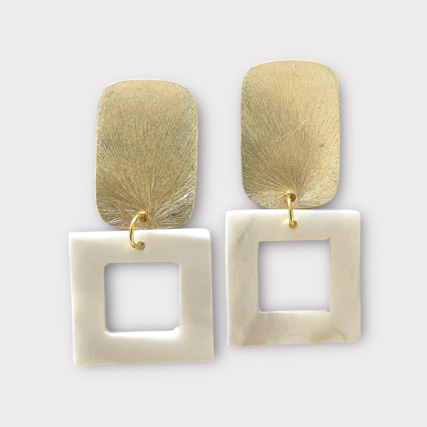 Gold Shell Earrings