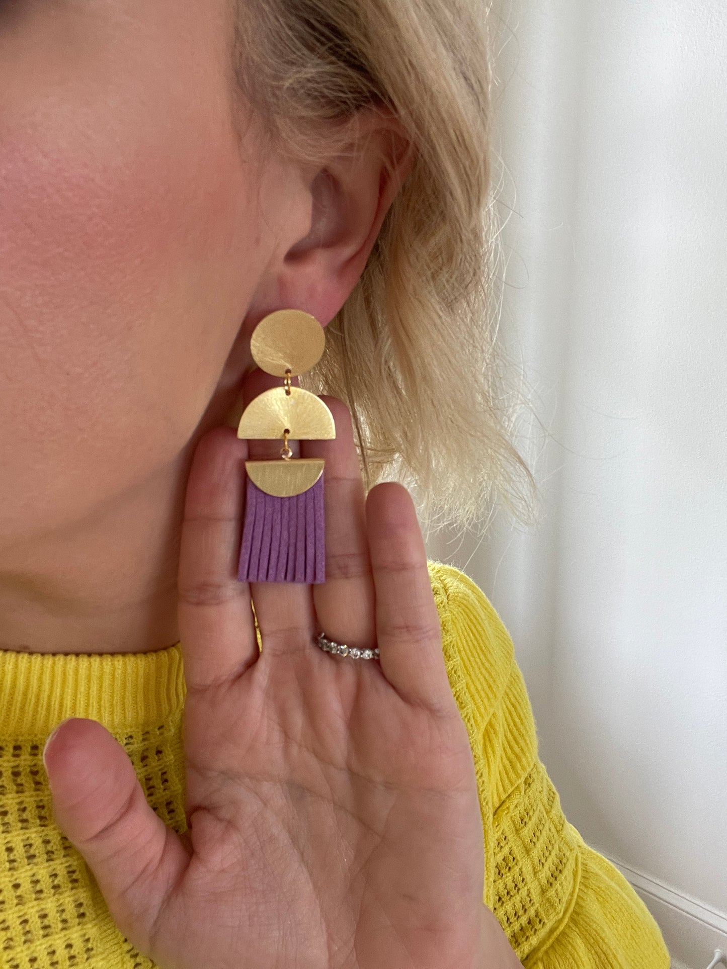 Suede Earrings