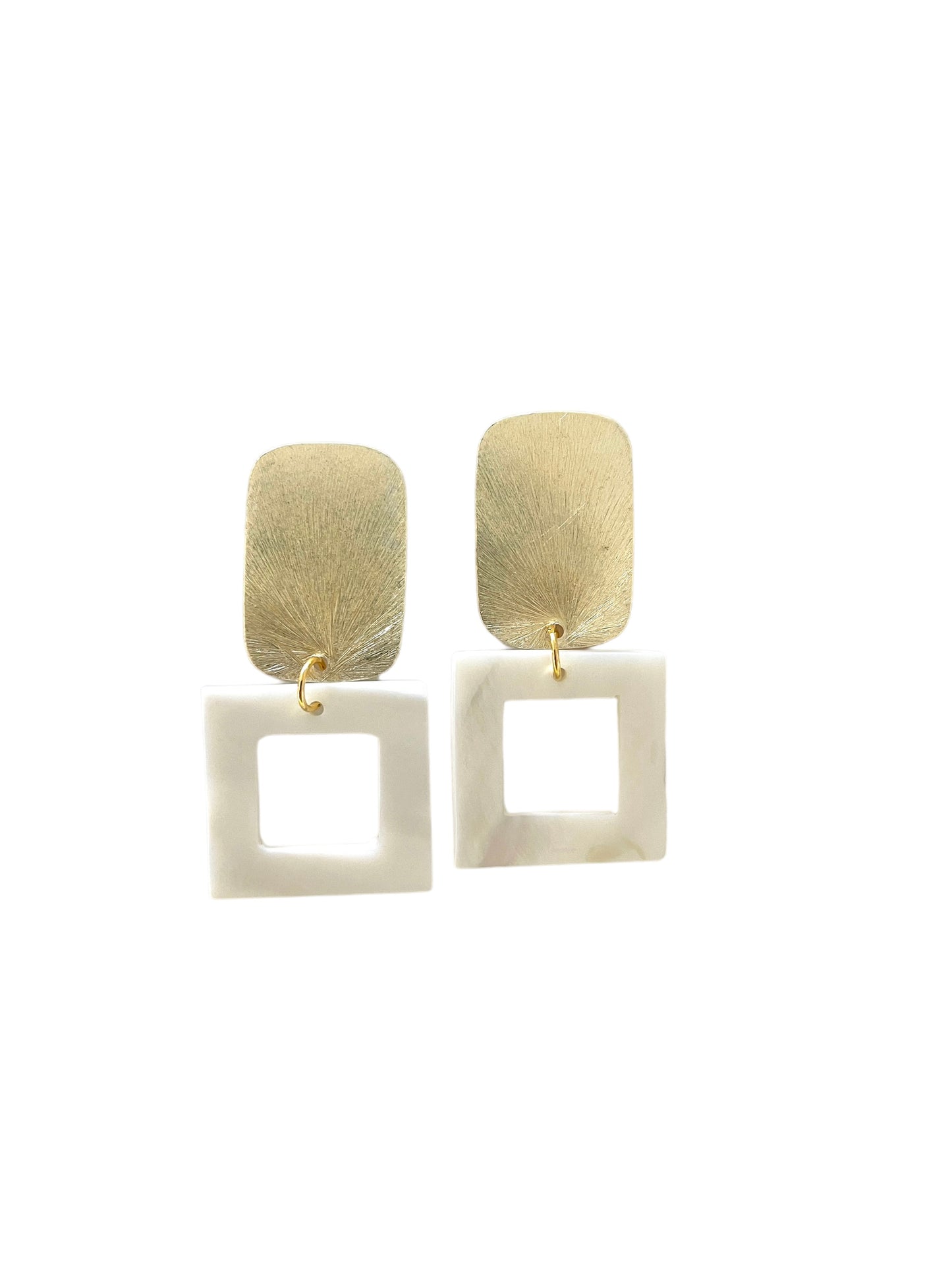 Gold Shell Earrings
