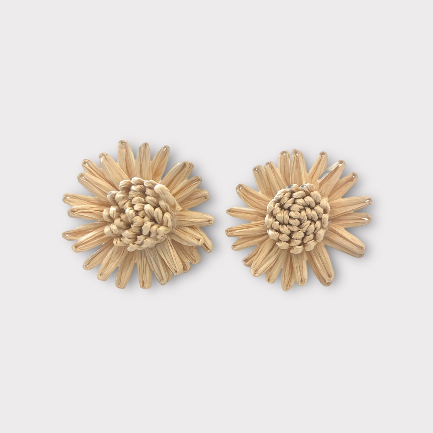 Raffia Stud Earrings