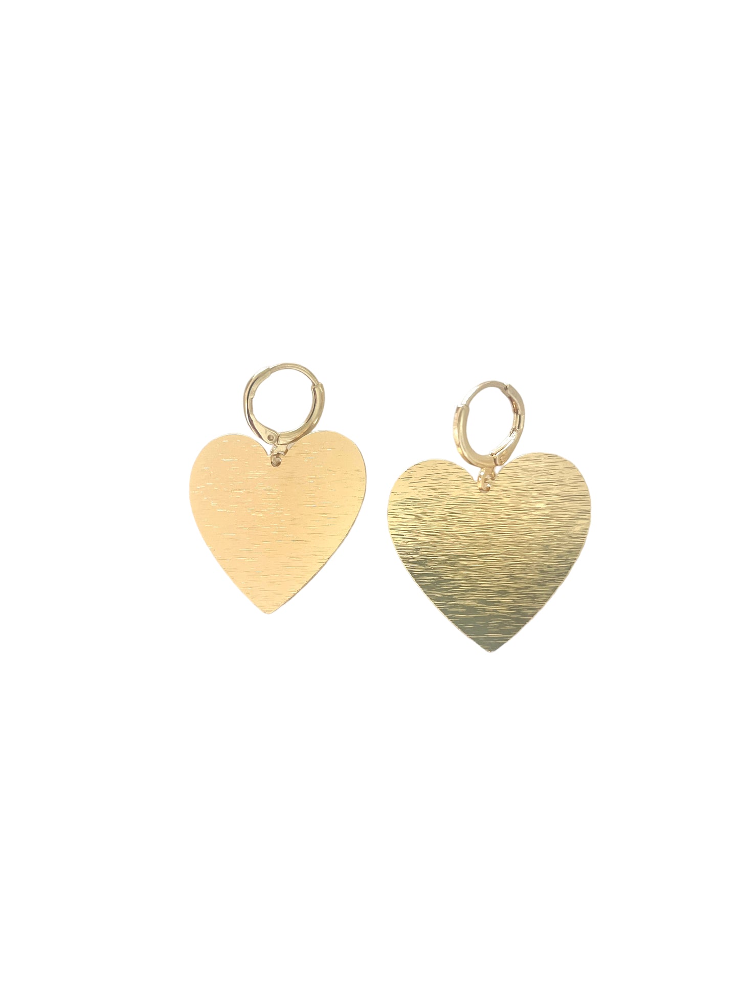 Heart Huggie Earrings