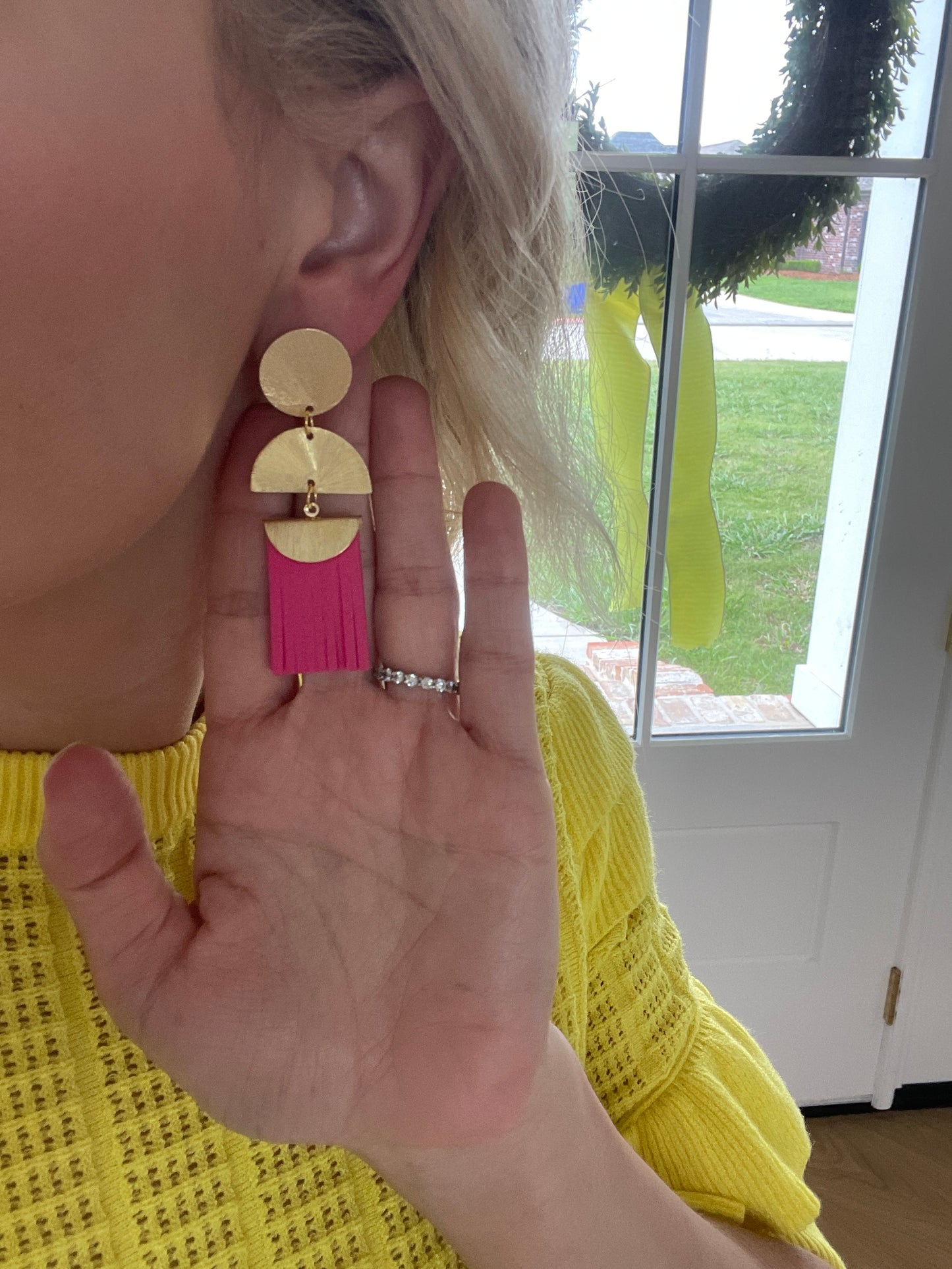 Suede Earrings