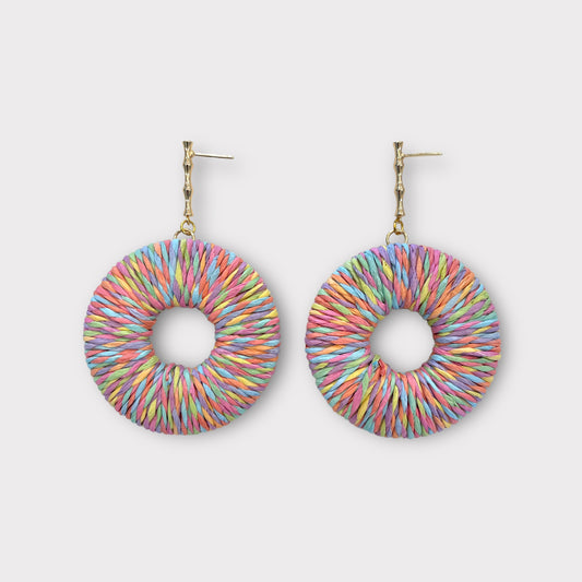 Wheel Earrings - Multicolor