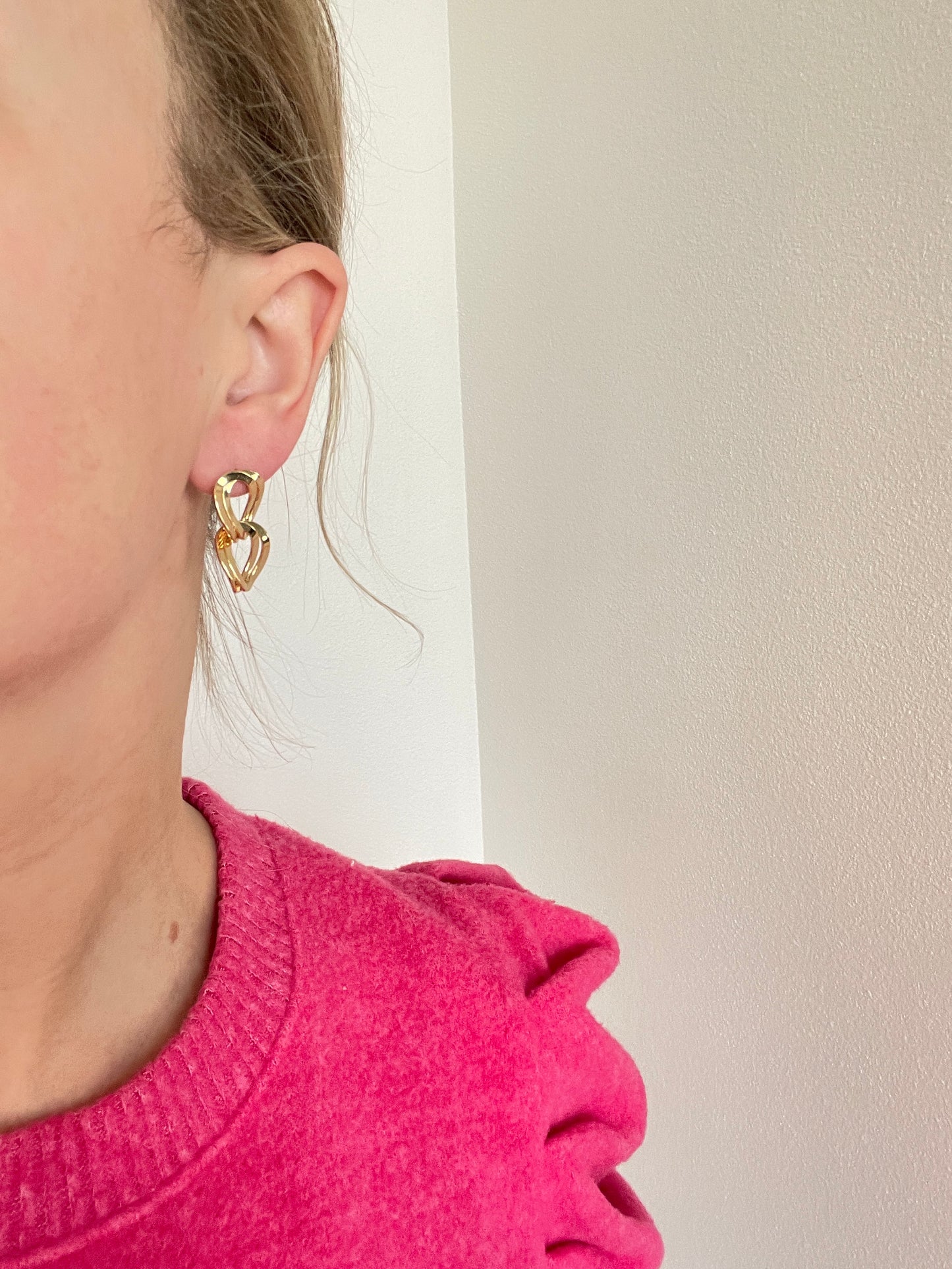 Dainty Geometric Drop Earrings
