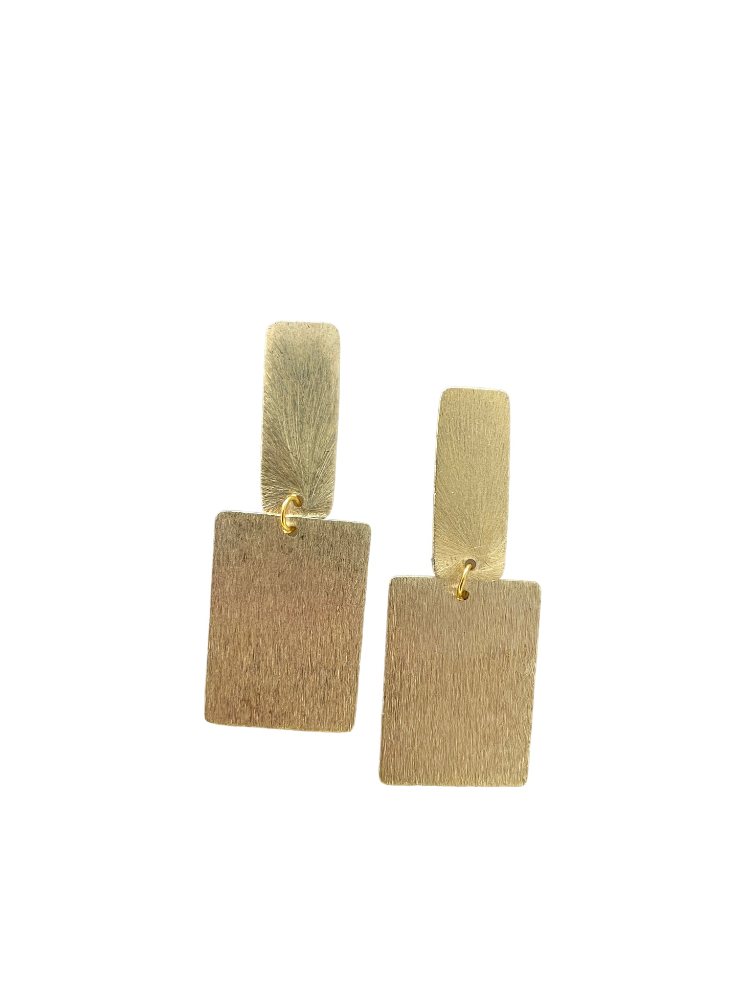 Gold Stamping Earrings