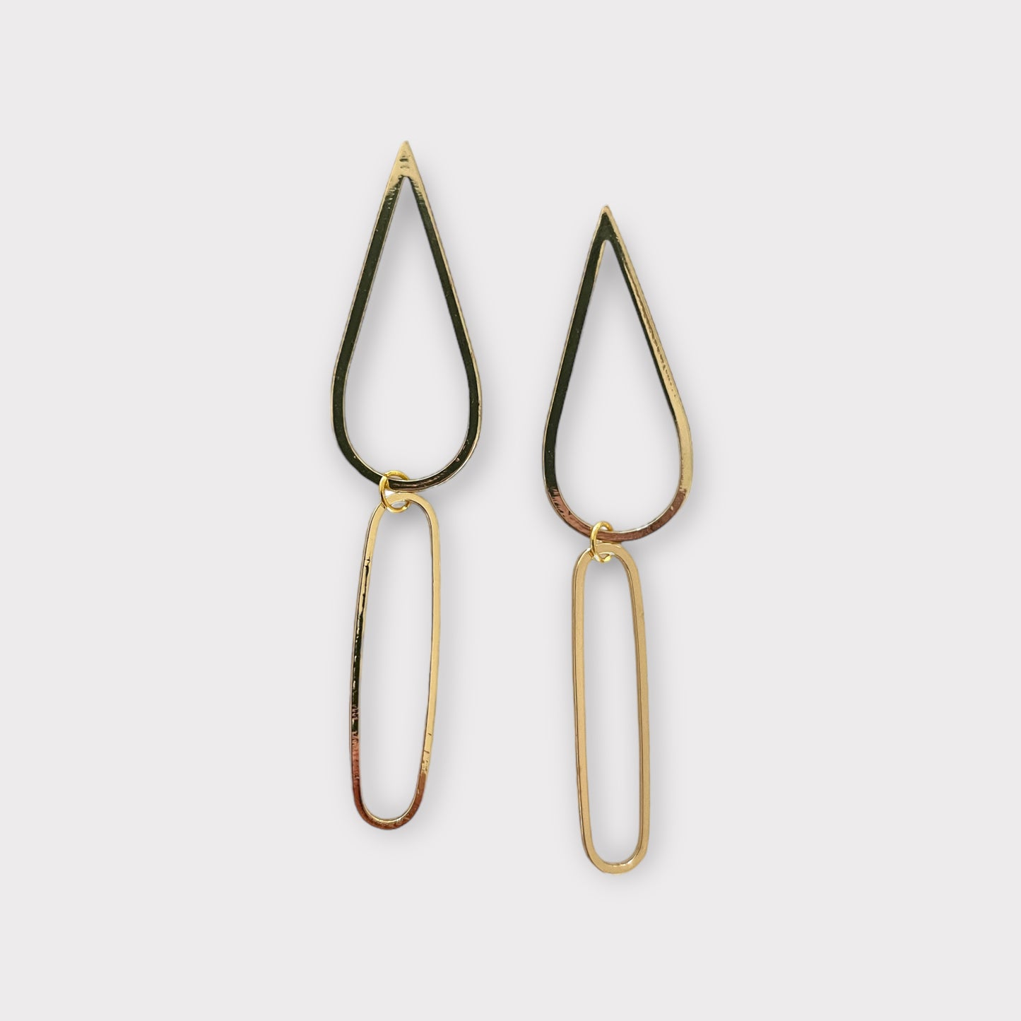 Teardrop Gold Earrings