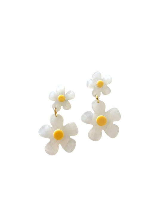 Double Daisies Earrings