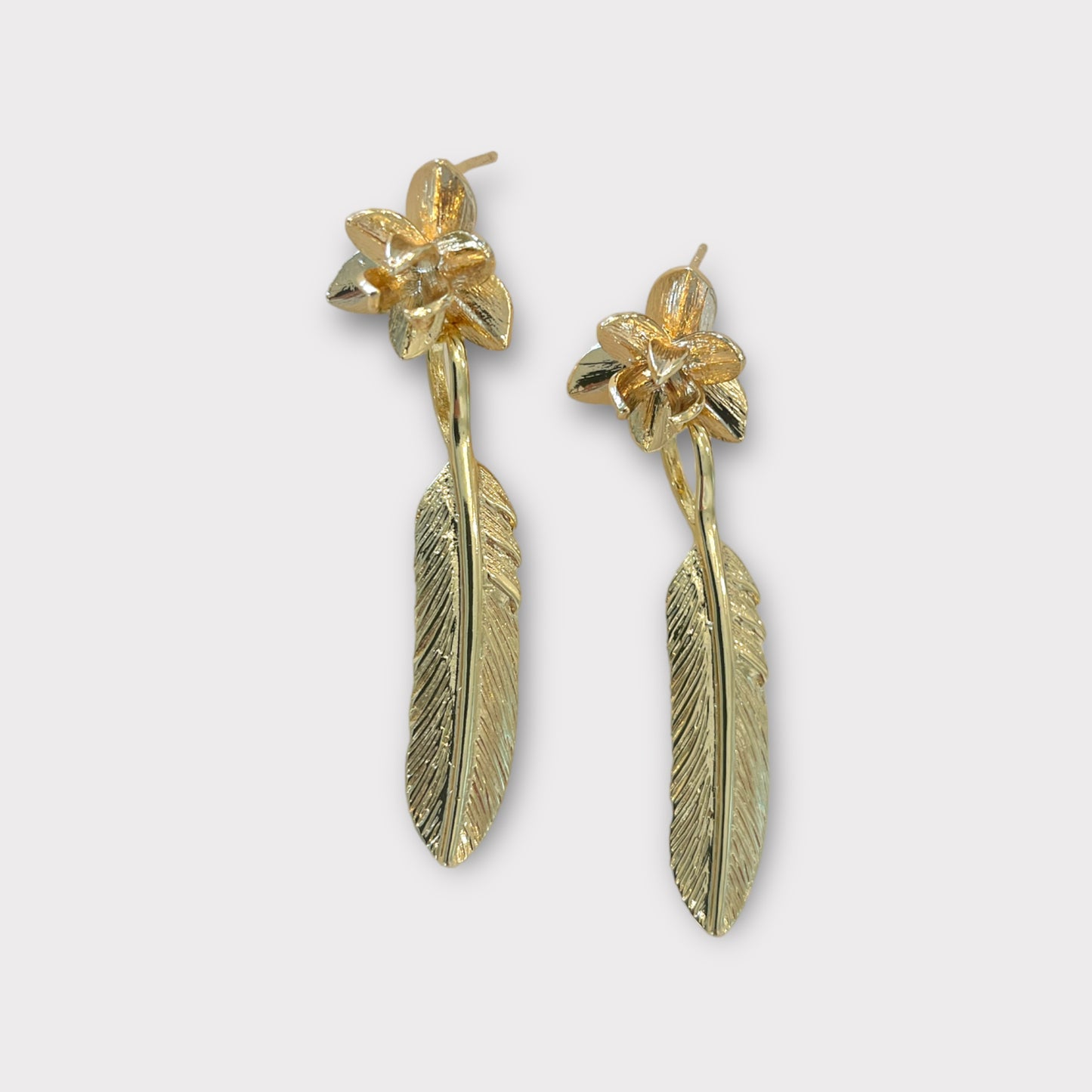 Flower Leaf Earrings