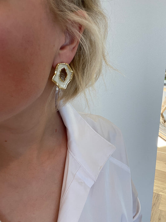 Geometric Shape Stud Earrings