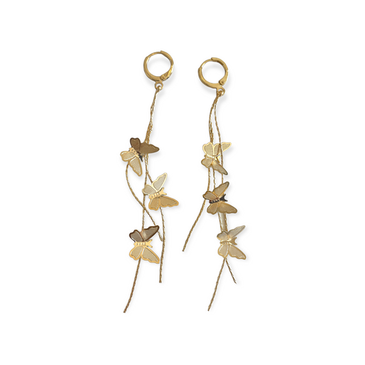 Butterfly Chain Earrings