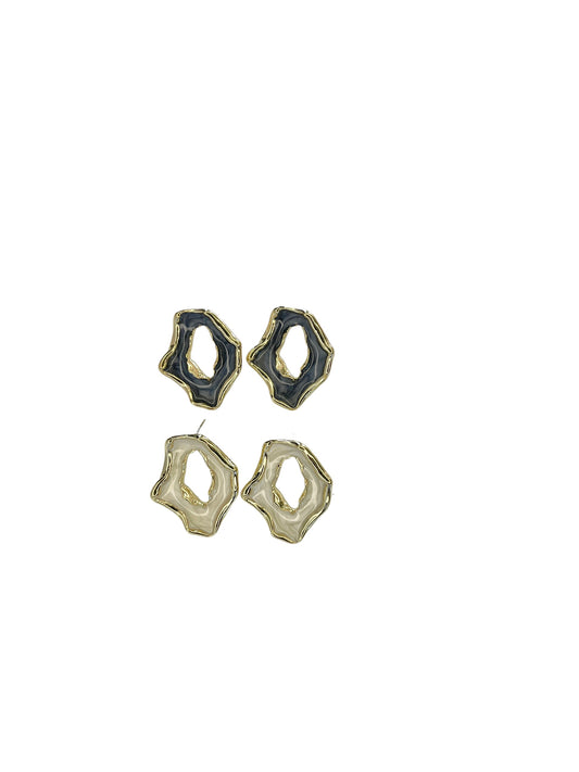 Geometric Shape Stud Earrings